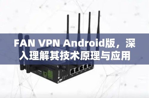 FAN VPN Android版，深入理解其技术原理与应用