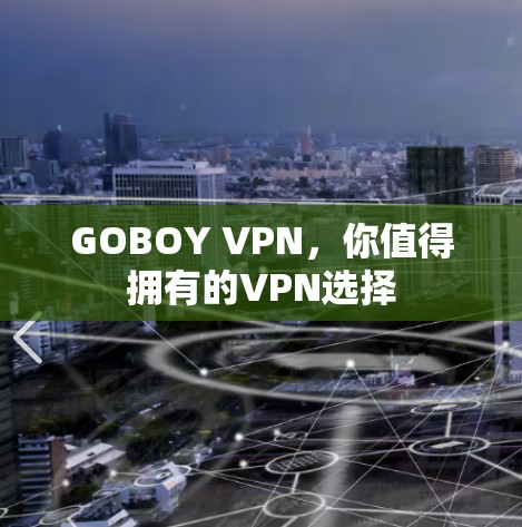 GOBOY VPN，你值得拥有的VPN选择
