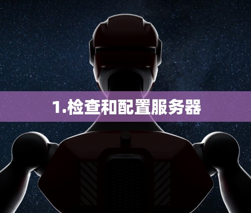 1.检查和配置服务器