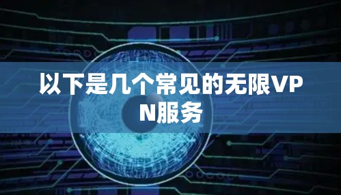 以下是几个常见的无限VPN服务