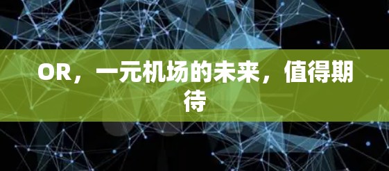 OR,一元机场的未来,值得期待 OR,一元机场的未来,值得期待