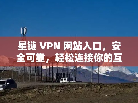 星链 VPN 网站入口，安全可靠，轻松连接你的互联网
