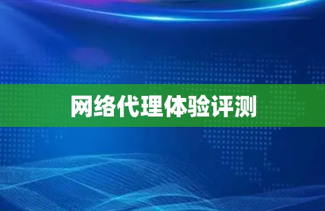 网络代理体验评测