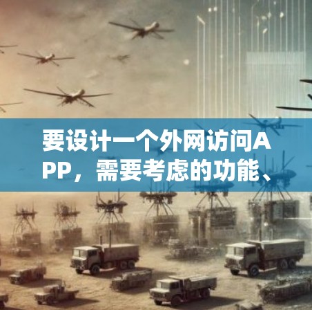 要设计一个外网访问APP，需要考虑的功能、界面、系统架构和安全性。以下是详细的步骤说明
