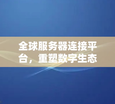 全球服务器连接平台，重塑数字生态